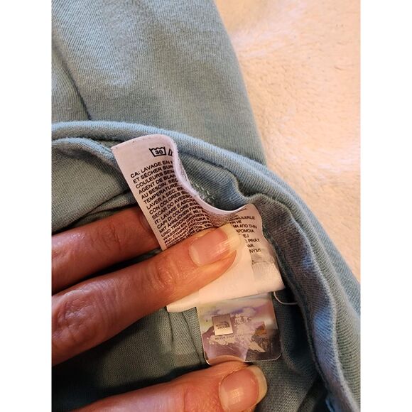 2 North Face Half Dome Tees T-Shirt bundle Blue Green Cotton Small - Picture 8 of 11